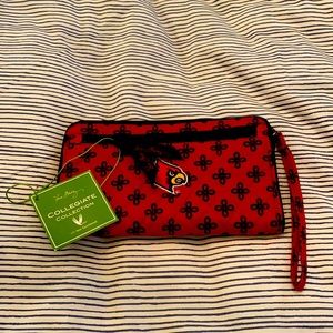 Vera Bradley University of Louisville wristlet